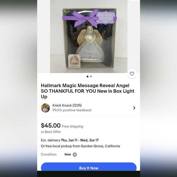 Collectable matching Hallmark with hidden compartment. - Picture 6 of 8